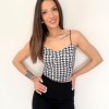 Houndstooth Crop Top Houndstooth Crop Top