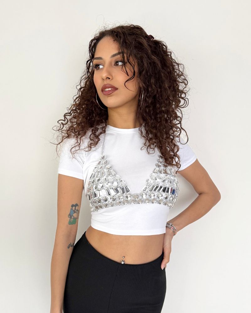 Sparkling Metal Bralette Sparkling Metal Bralette