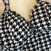 Black-White Patterned Crop Black-White Patterned Crop