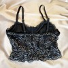 Gray Lace Corset Top with Adjustable Straps Gray Lace Corset Top with Adjustable Straps