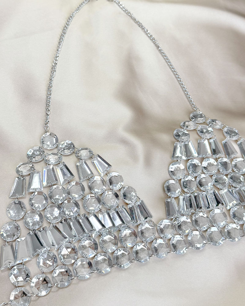 Sparkling Metal Bralette Sparkling Metal Bralette