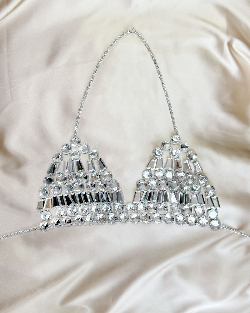 Sparkling Metal Bralette Sparkling Metal Bralette