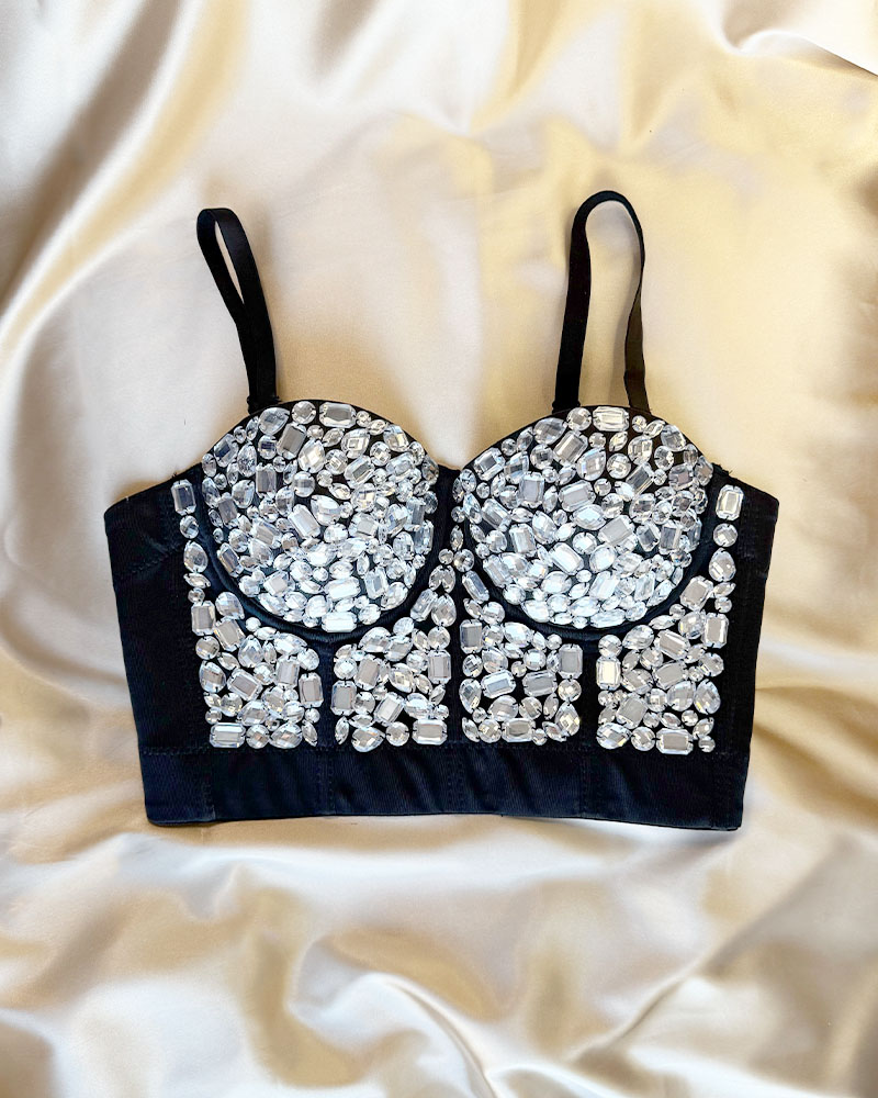 Diamond Stone Party Top Diamond Stone Party Top